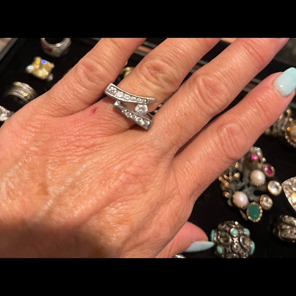 Art Deco cocktail ring